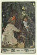 Willcox Smith Jessie 34 1903 Child in a Garden The Spruce Tree A4 Photo Print