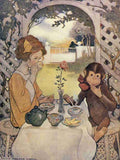 Willcox Smith The Now a Days Fairy Book 1911 Beauty & the beast A4 Photo Print