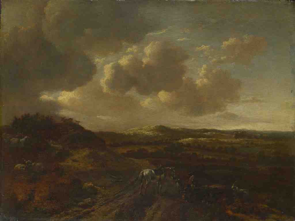Willem Buytewech the Younger A Dune Landscape A4 Photo Print