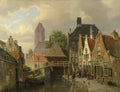 Willem Koekkoek View of Oudewater A4 Photo Print