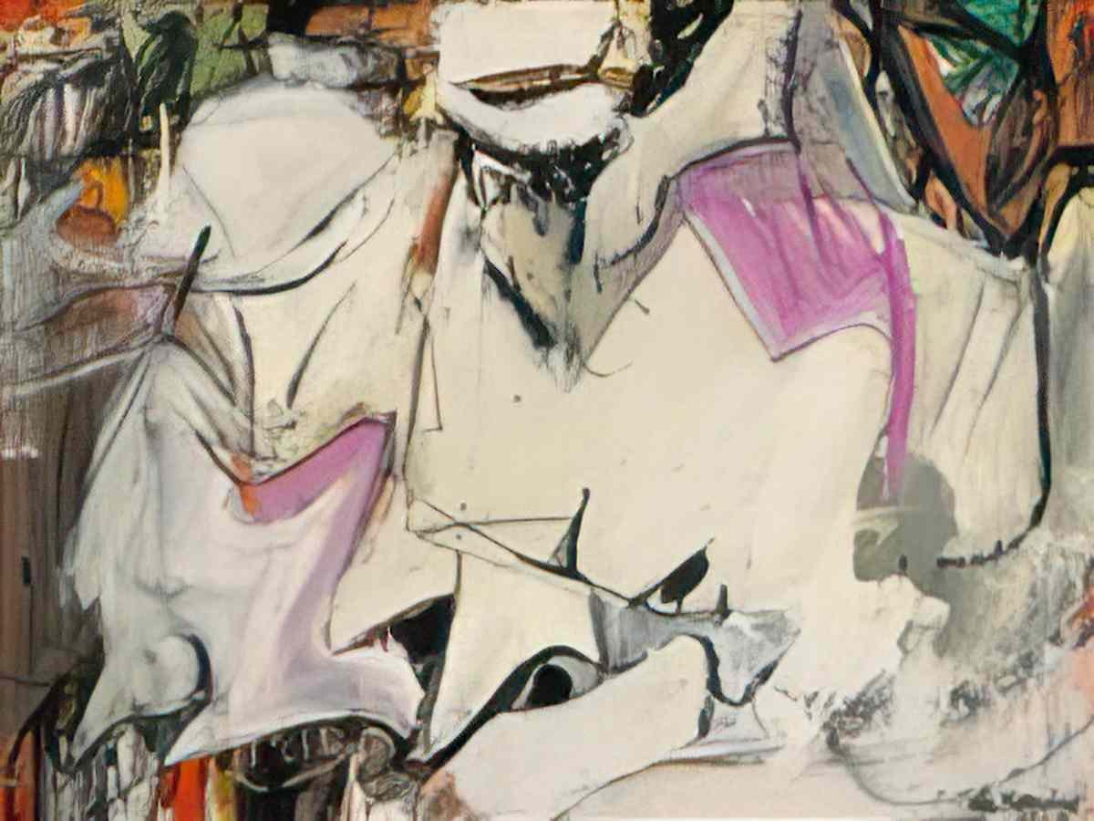 Willem de Kooning abstraction Art A4 Photo Print