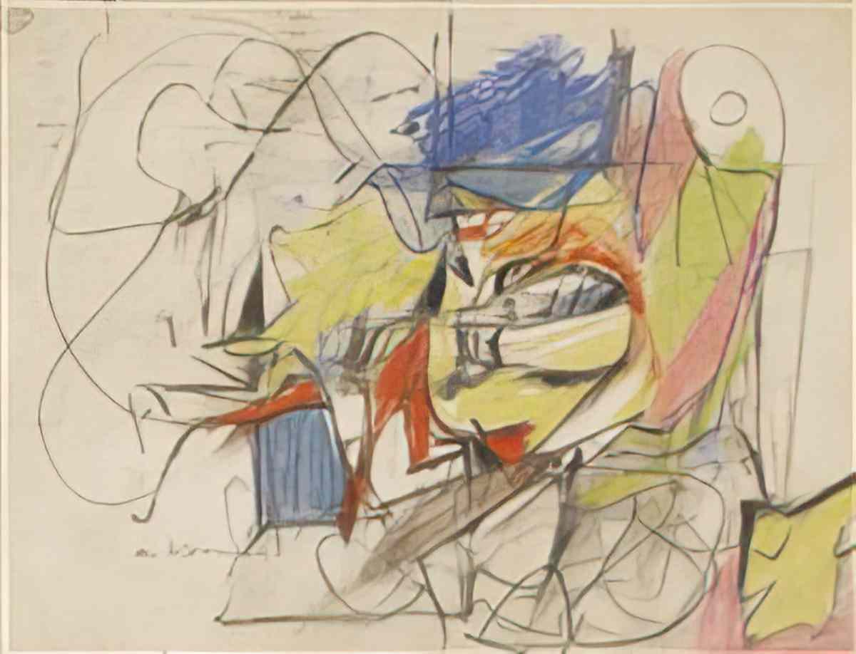 Willem de Kooning abstraction22 Art A4 Photo Print