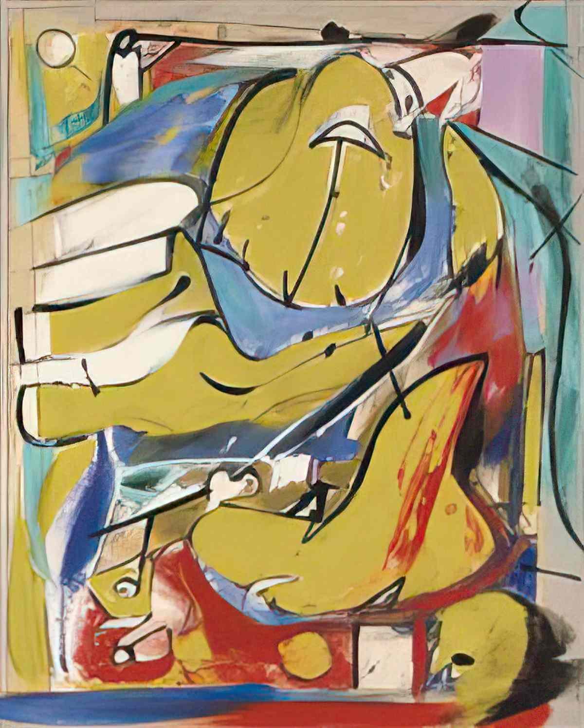 Willem de Kooning ashville 1 Art A4 Photo Print