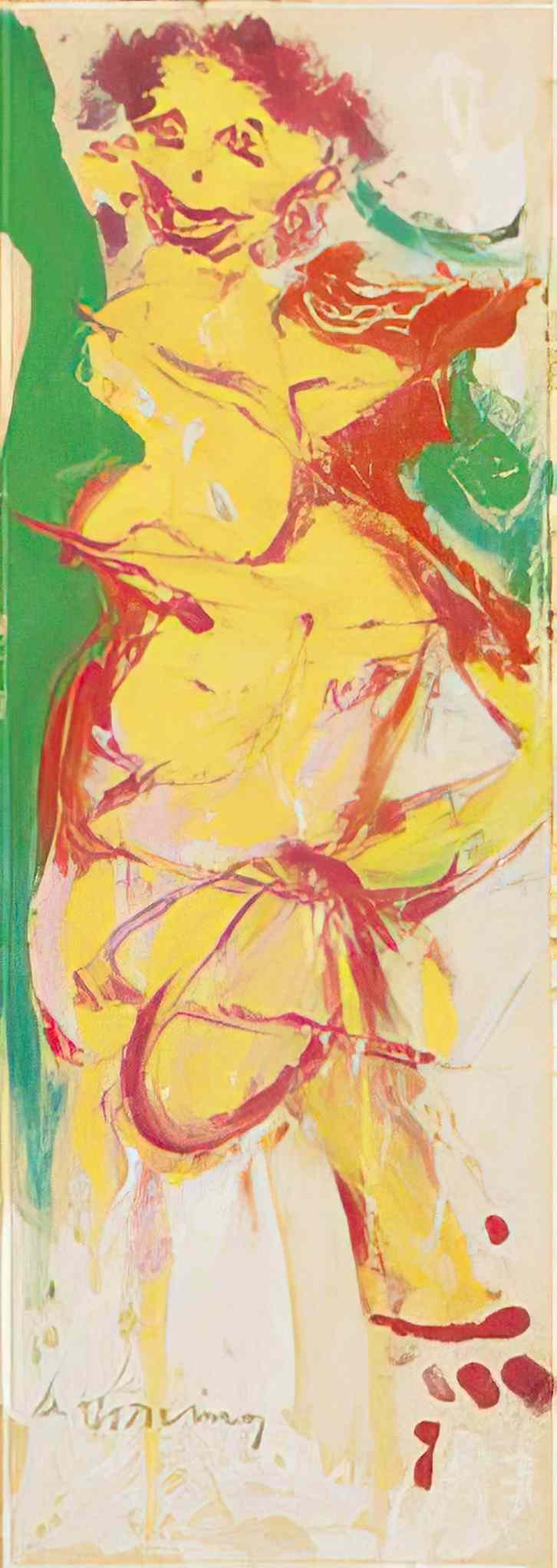 Willem de Kooning bewitched woman1 Art A4 Photo Print