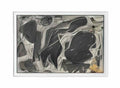 Willem de Kooning black and gray composition Art A4 Photo Print