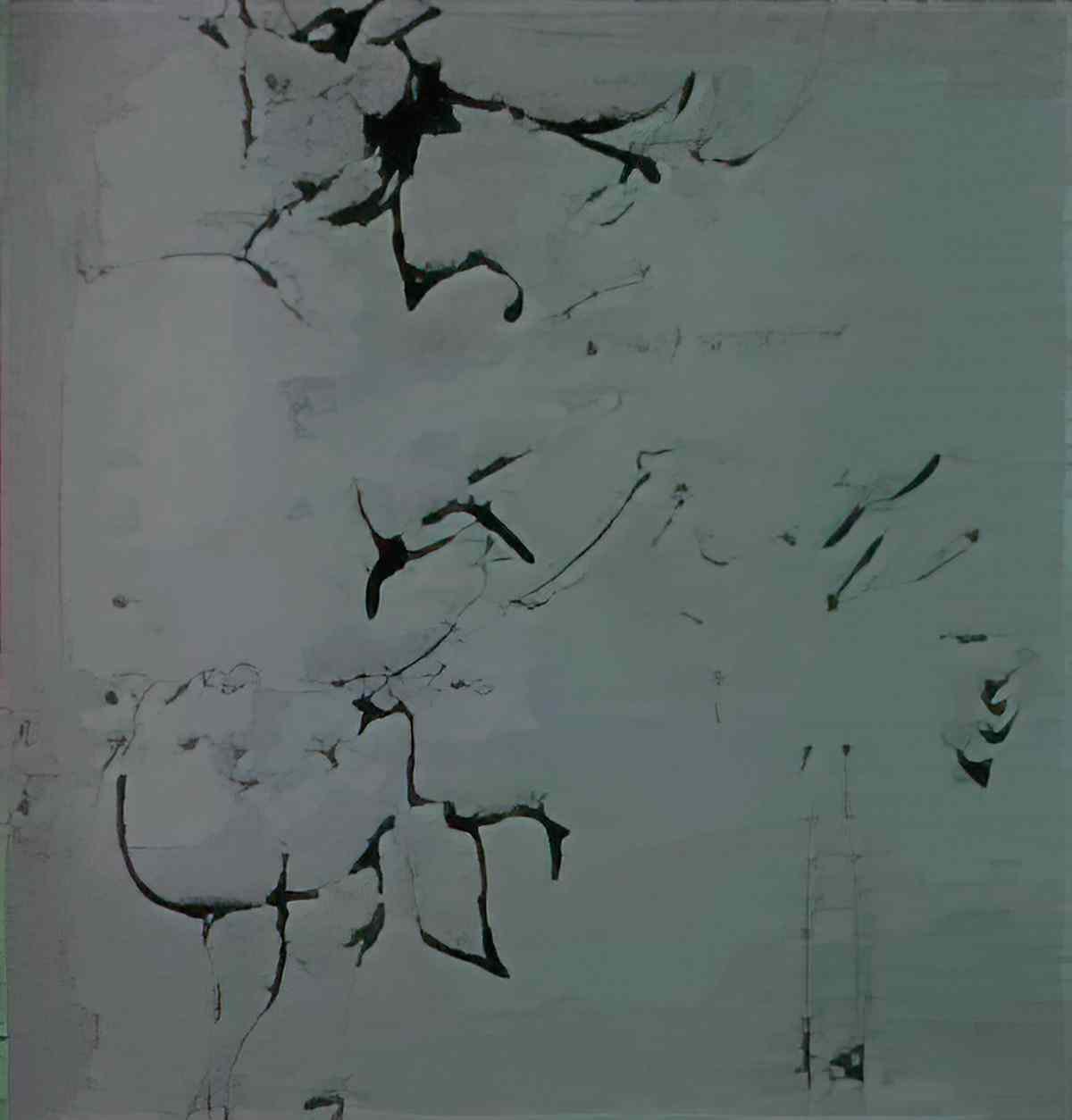 Willem de Kooning cat and birds Art A4 Photo Print