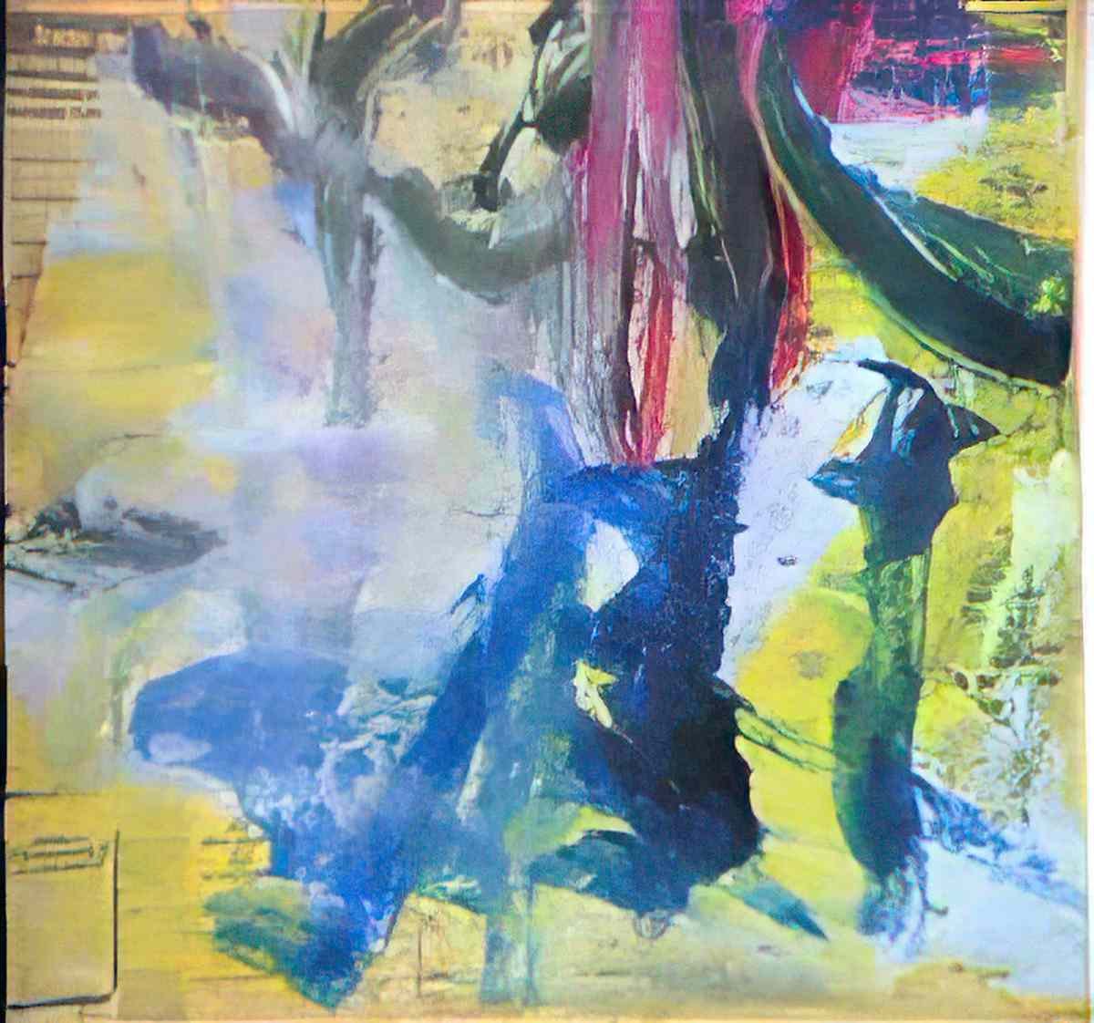 Willem de Kooning composition Art A4 Photo Print