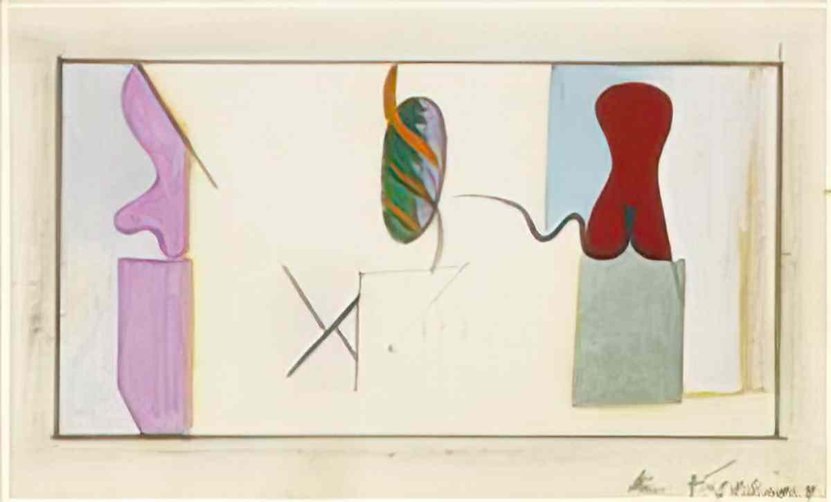 Willem de Kooning composition1 2 Art A4 Photo Print