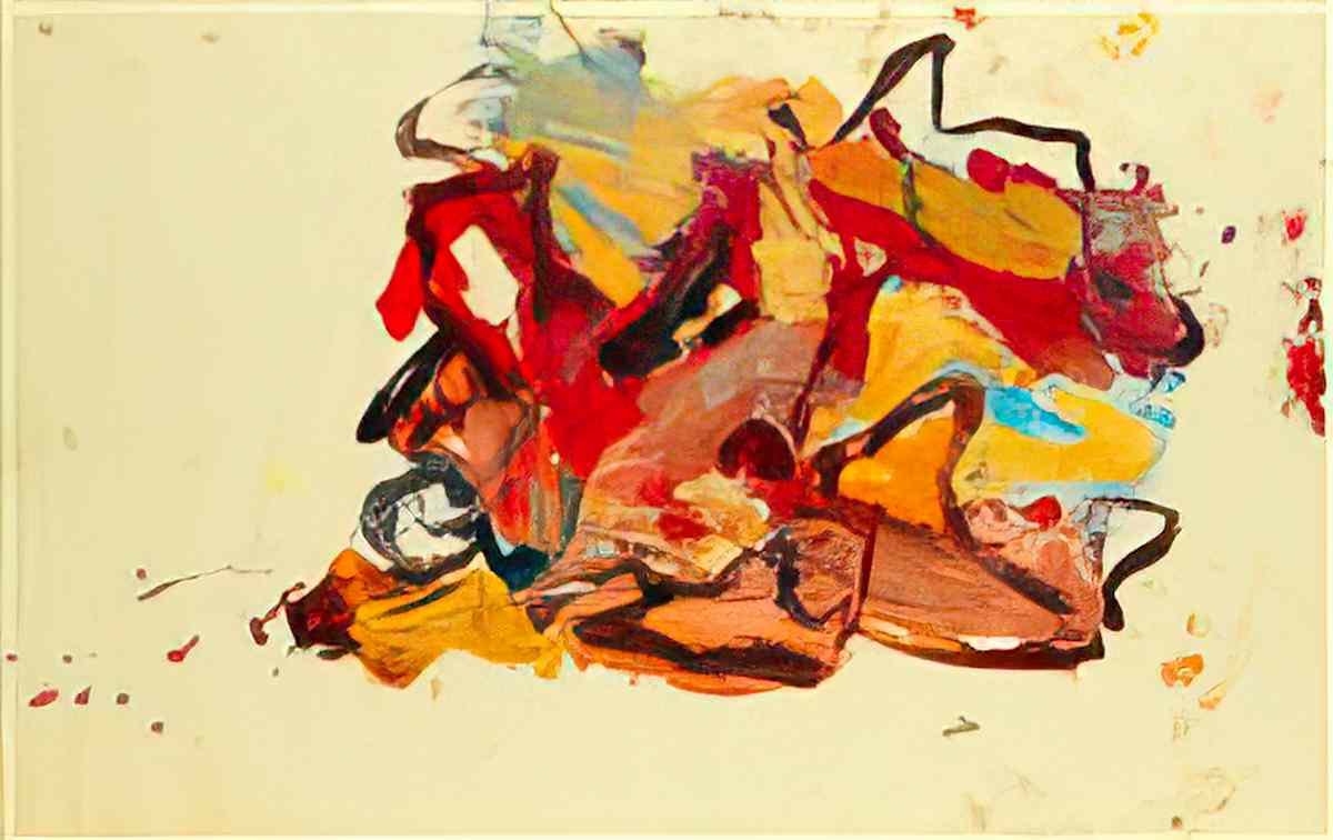 Willem de Kooning composition8 Art A4 Photo Print