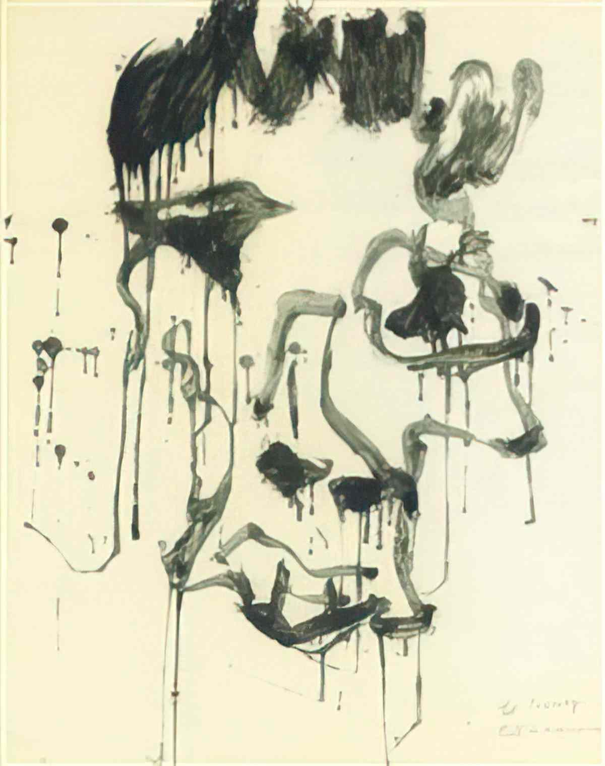 Willem de Kooning decomposition of man4 Art A4 Photo Print