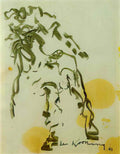 Willem de Kooning drawing of a lady Art A4 Photo Print