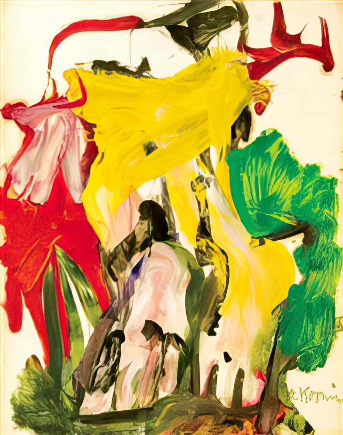 Willem de Kooning east hampton xxvii Art A4 Photo Print