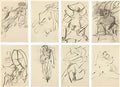 Willem de Kooning eight works i viii untitled Art A4 Photo Print