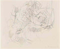 Willem de Kooning erotic drawing Art A4 Photo Print