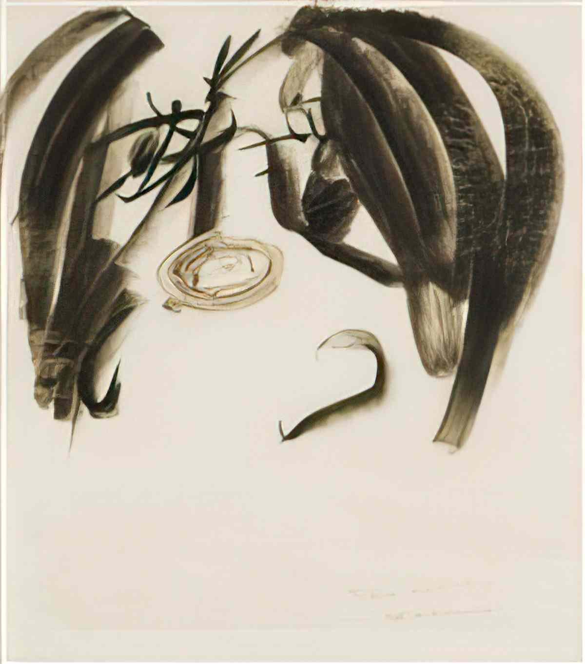 Willem de Kooning female head the jazz singer Art A4 Photo Print