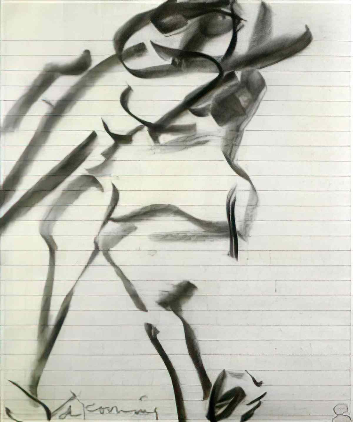 Willem de Kooning figürliche darstellung Art A4 Photo Print