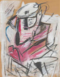 Willem de Kooning figure Art A4 Photo Print