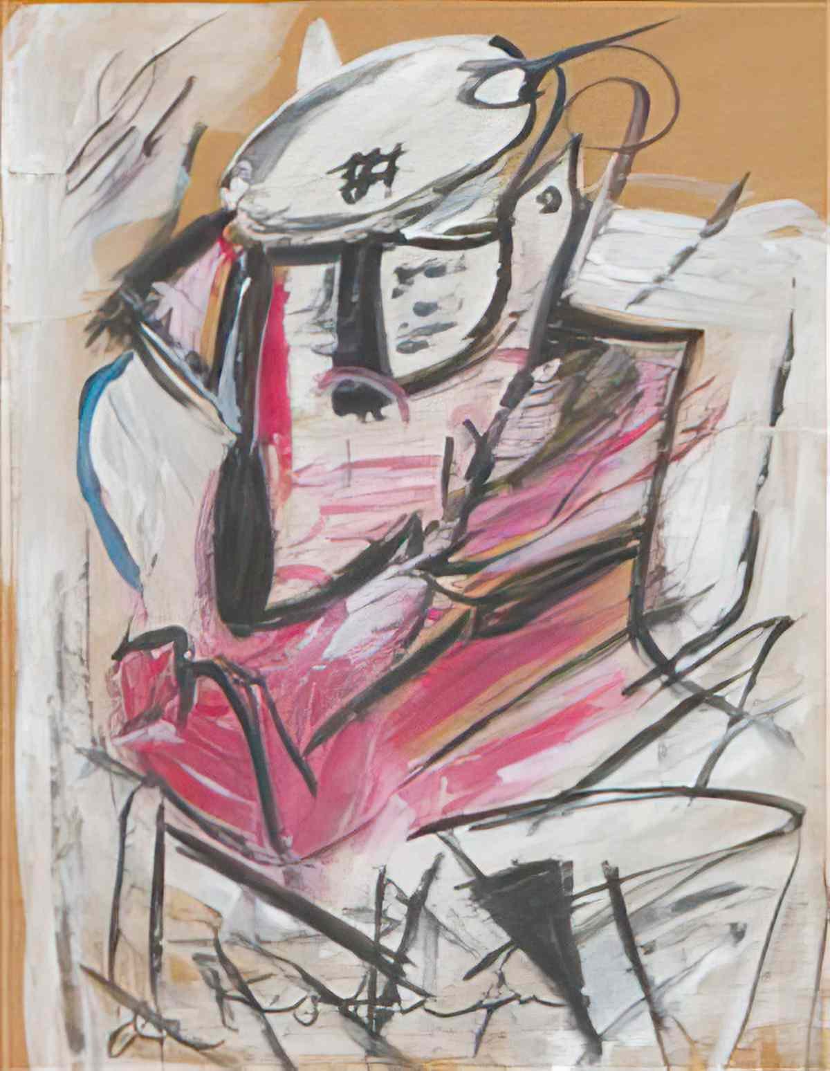 Willem de Kooning figure Art A4 Photo Print