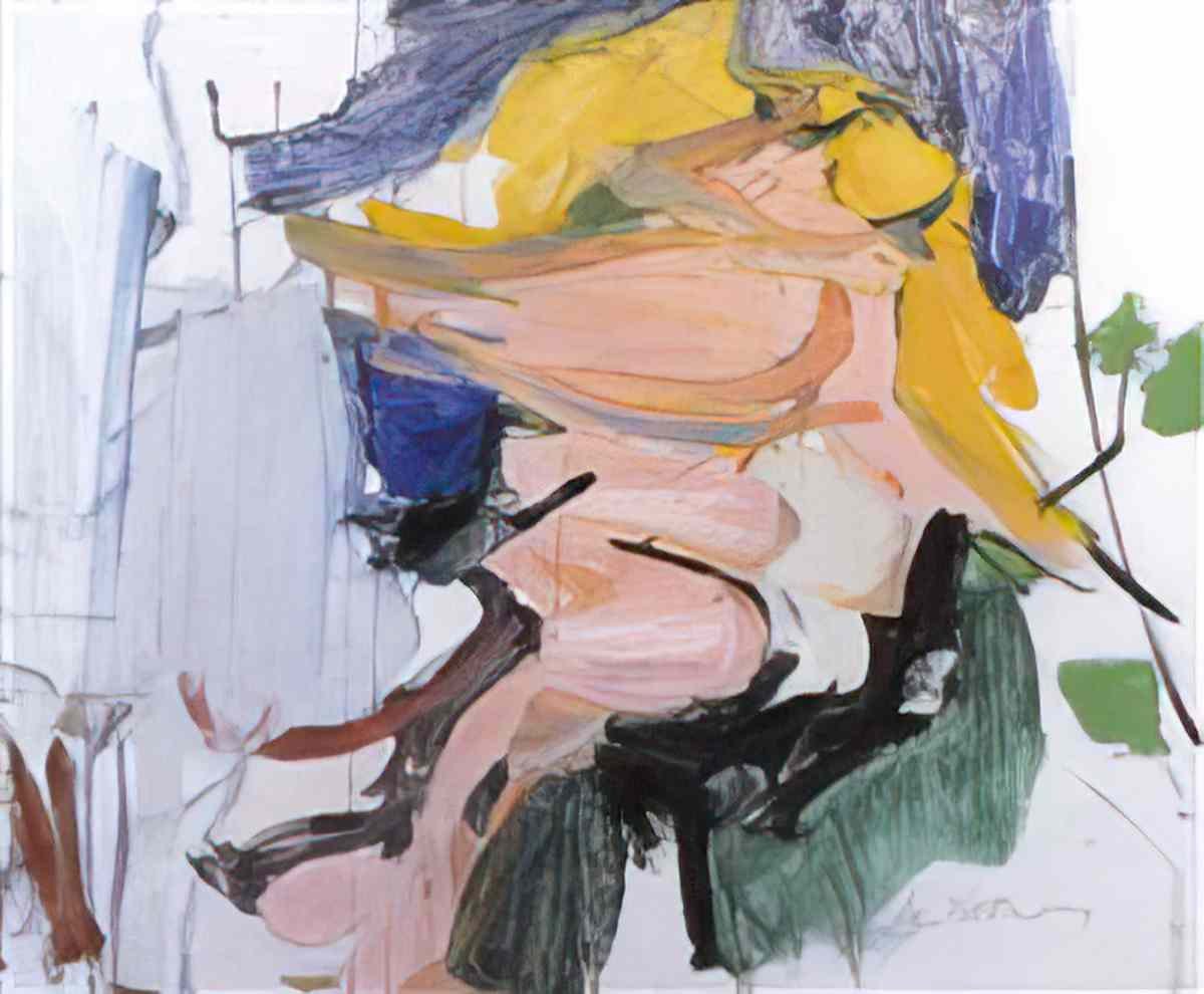Willem de Kooning figure in landscape Art A4 Photo Print