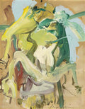 Willem de Kooning figure in water Art A4 Photo Print