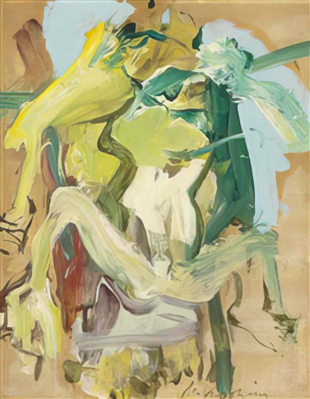 Willem de Kooning figure in water Art A4 Photo Print