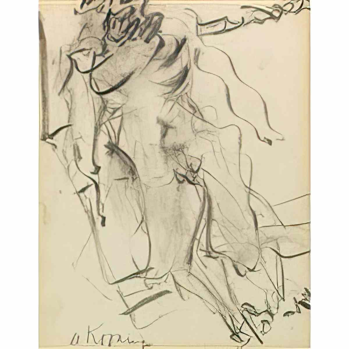 Willem de Kooning figure4 Art A4 Photo Print