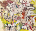 Willem de Kooning figures in a landscape no.2 Art A4 Photo Print
