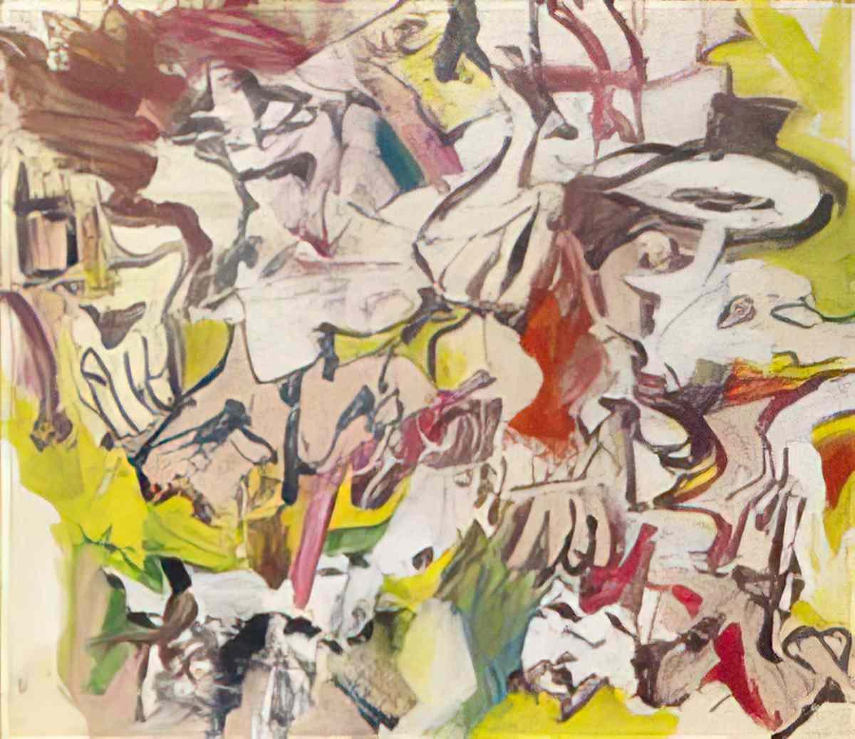 Willem de Kooning figures in a landscape no.2 Art A4 Photo Print