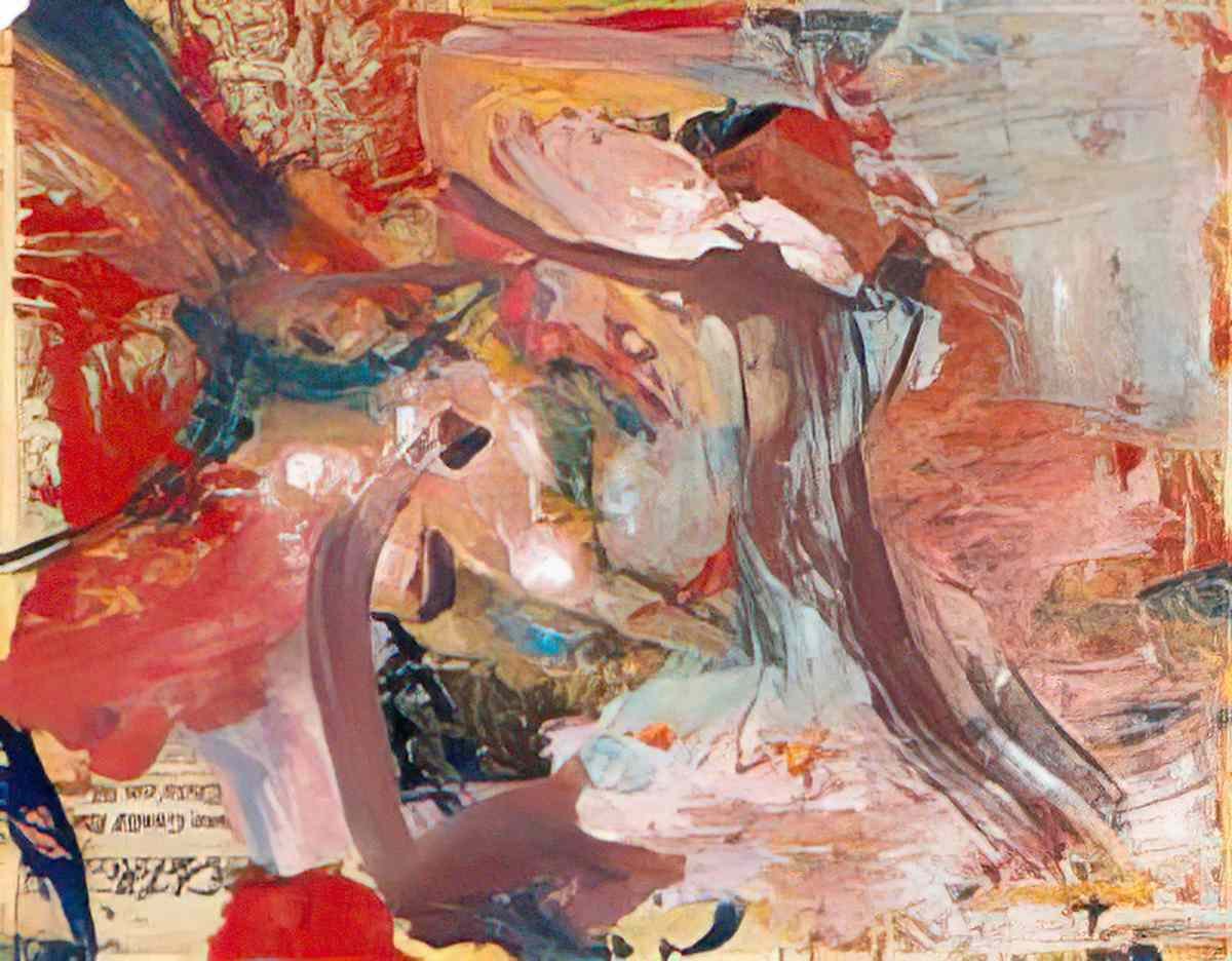 Willem de Kooning komposition10 Art A4 Photo Print