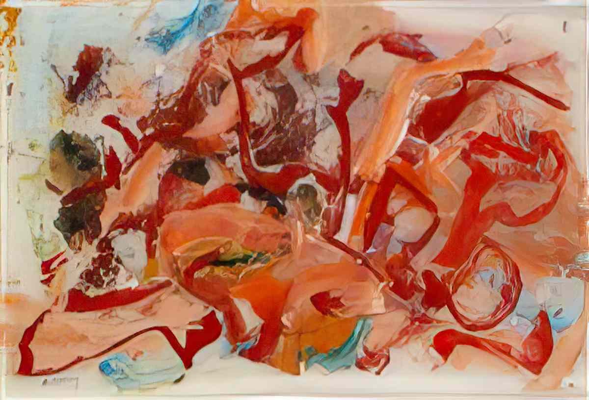 Willem de Kooning komposition5 Art A4 Photo Print