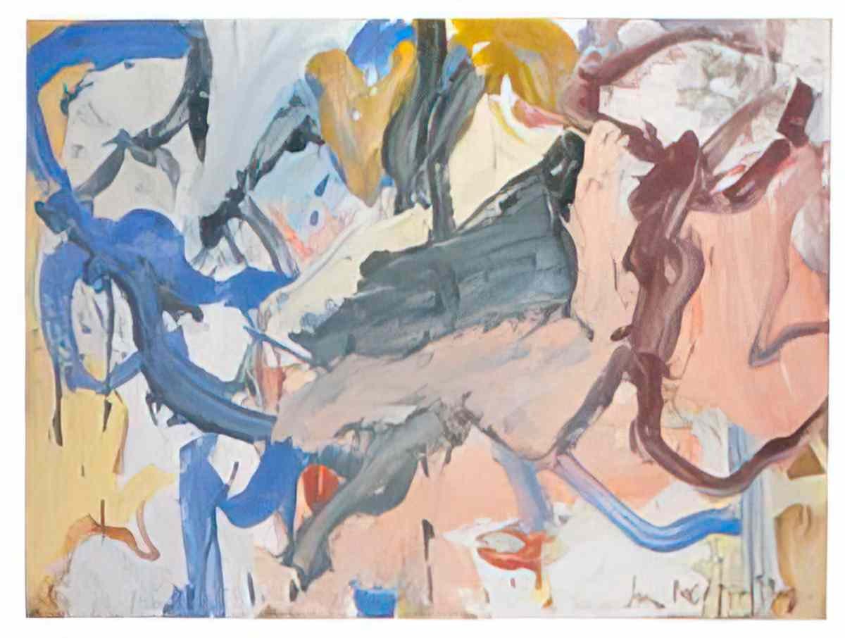 Willem de Kooning landscape2 Art A4 Photo Print