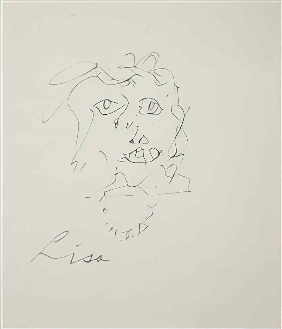 Willem de Kooning lisa Art A4 Photo Print