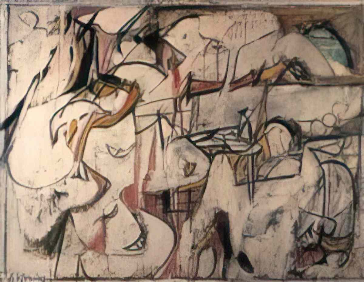 Willem de Kooning mailbox Art A4 Photo Print