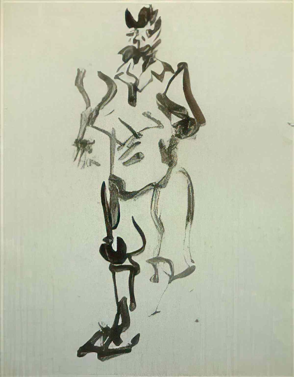Willem de Kooning man1 2 Art A4 Photo Print