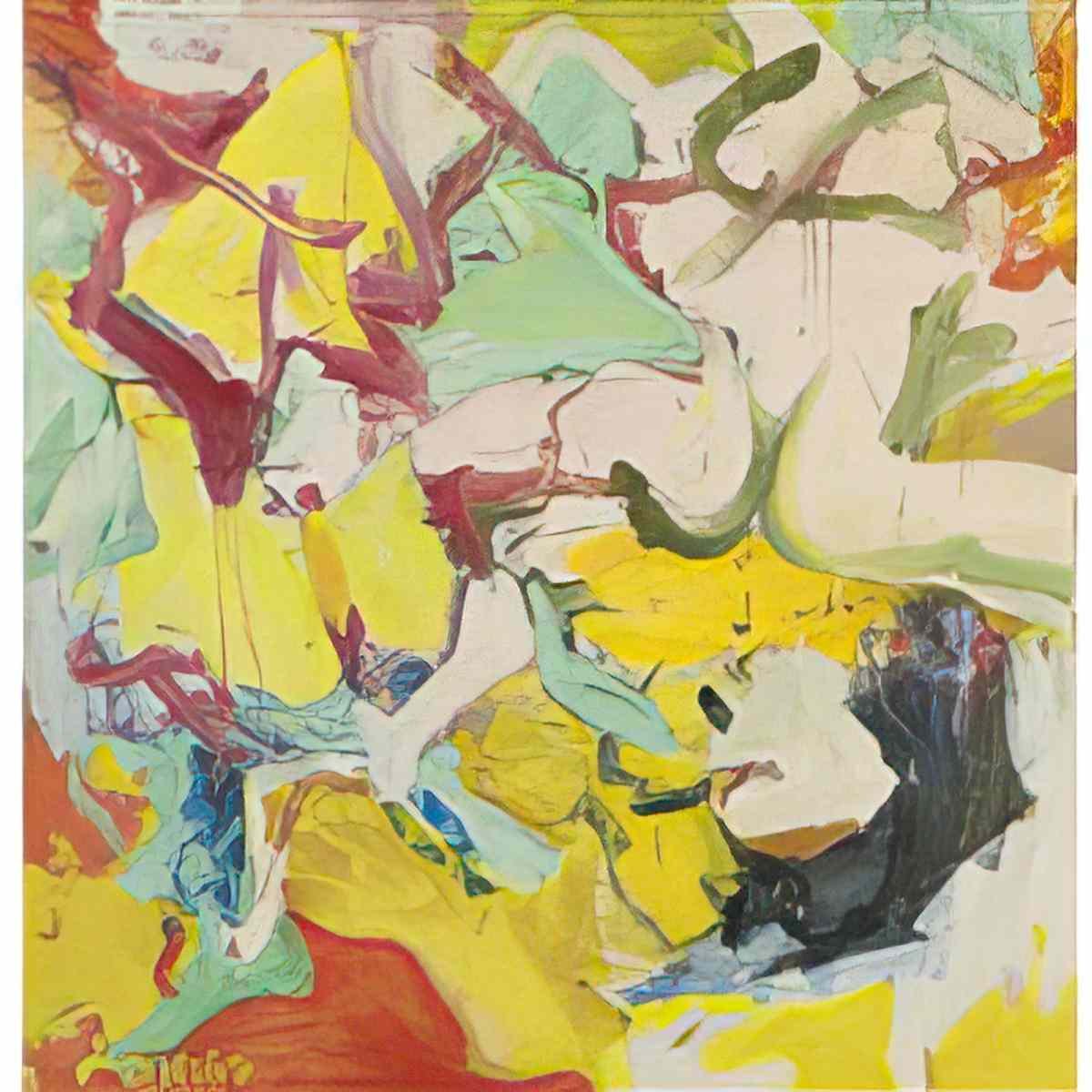 Willem de Kooning montauk iii on 2joined sheets Art A4 Photo Print