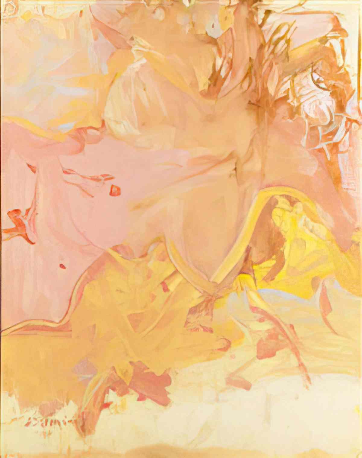 Willem de Kooning nude with red hair Art A4 Photo Print