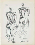 Willem de Kooning nudes Art A4 Photo Print