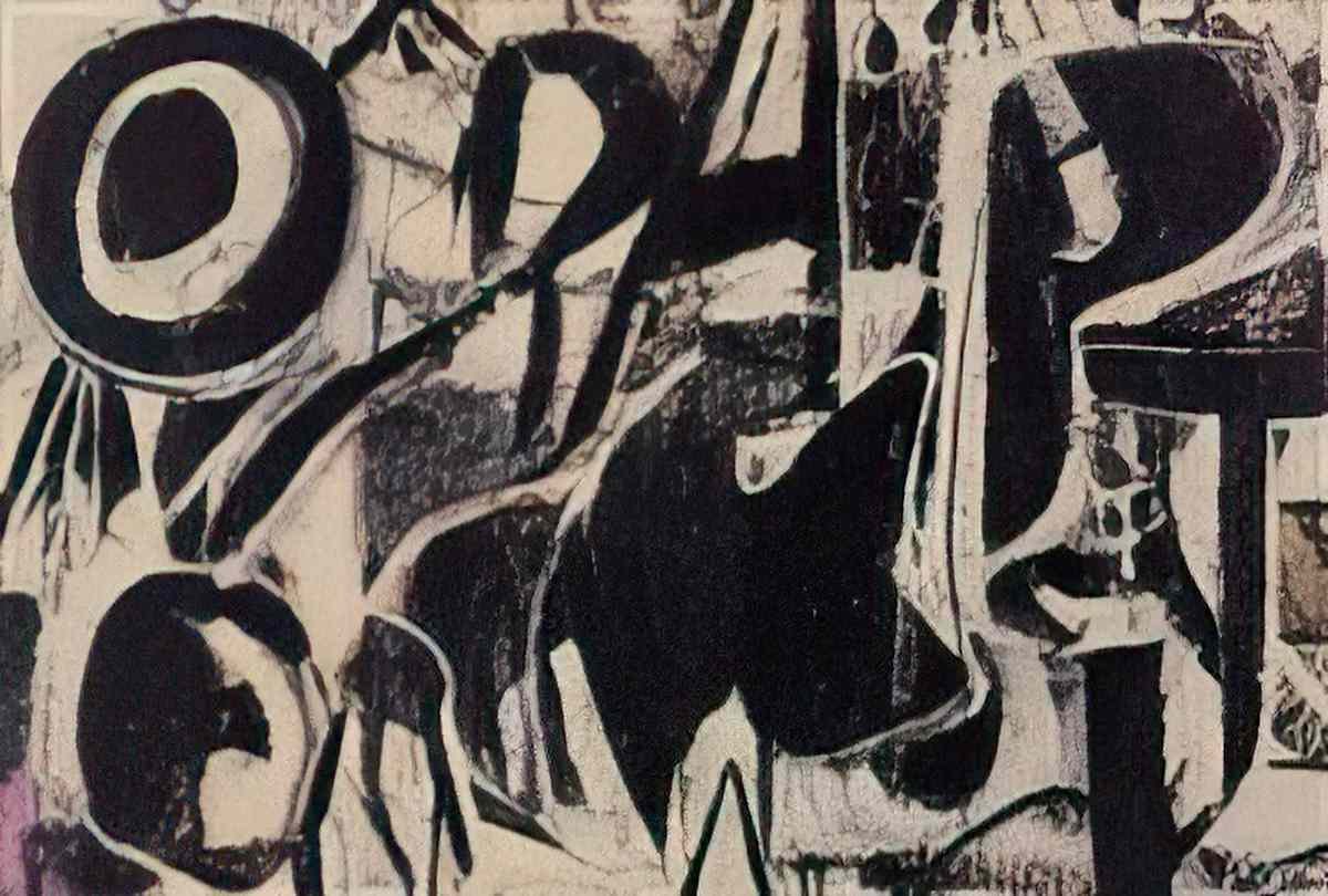 Willem de Kooning orestes Art A4 Photo Print