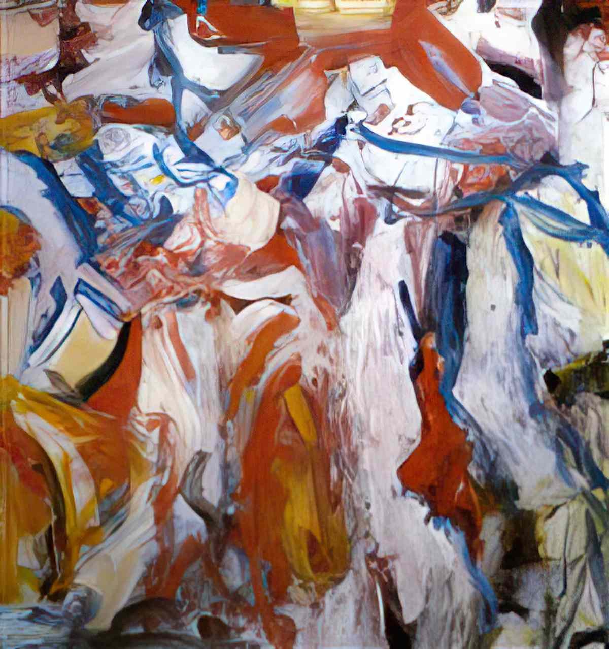 Willem de Kooning porch in a landscape Art A4 Photo Print