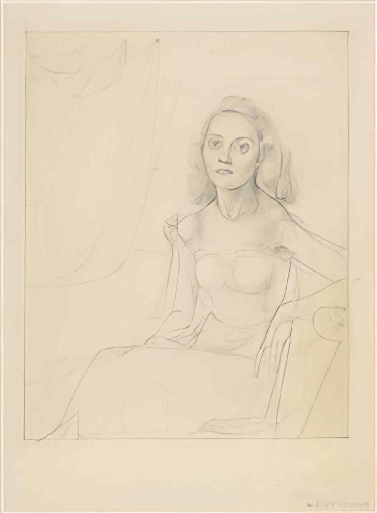 Willem de Kooning portrait of a woman 2 Art A4 Photo Print
