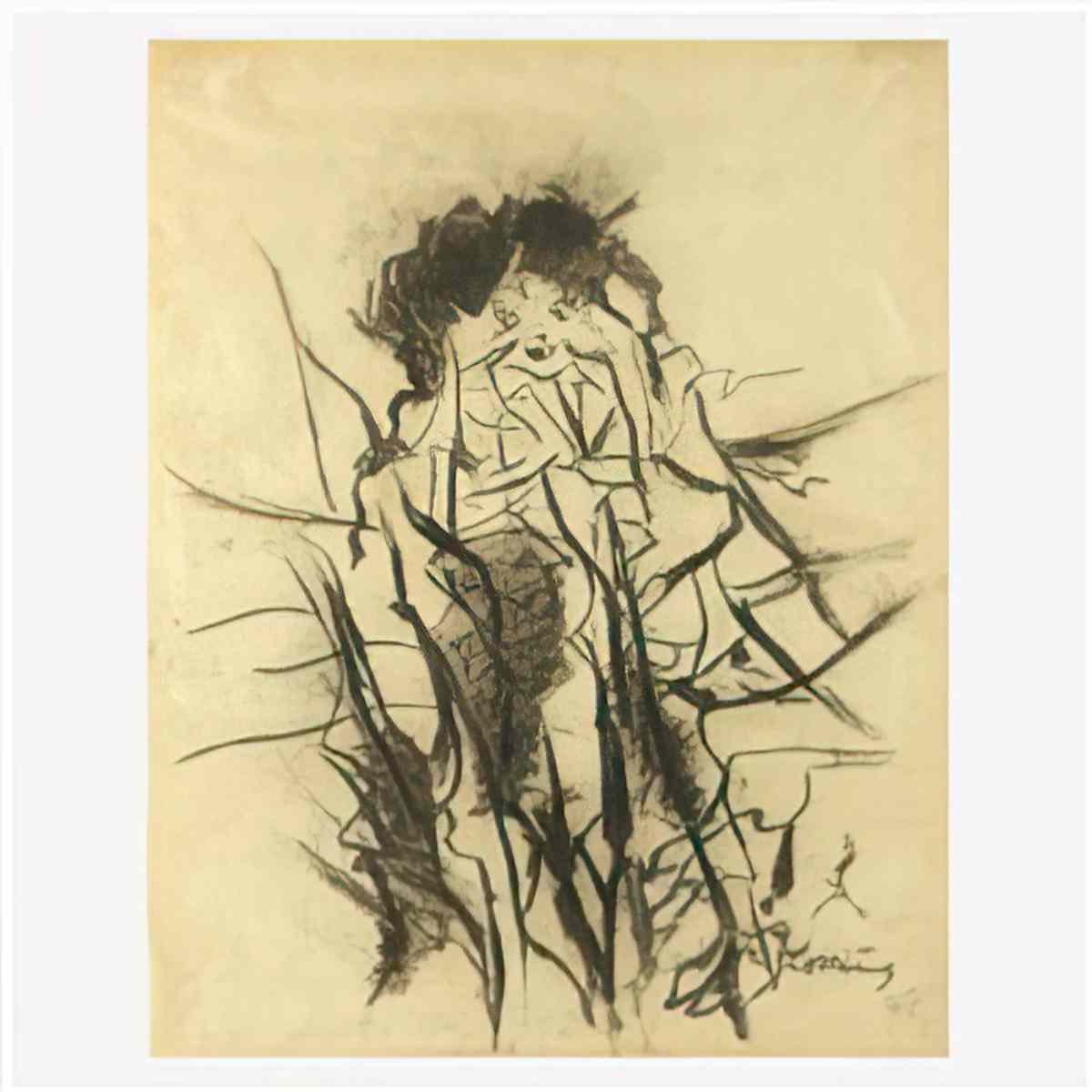 Willem de Kooning portrait of ruth ruth kligman Art A4 Photo Print