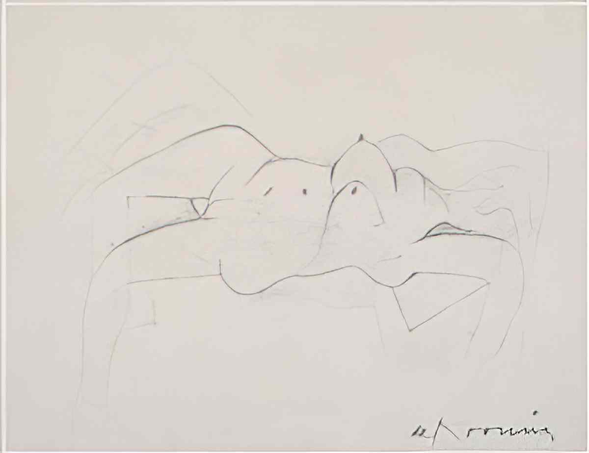 Willem de Kooning reclining nude Art A4 Photo Print