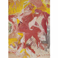 Willem de Kooning red man Art A4 Photo Print