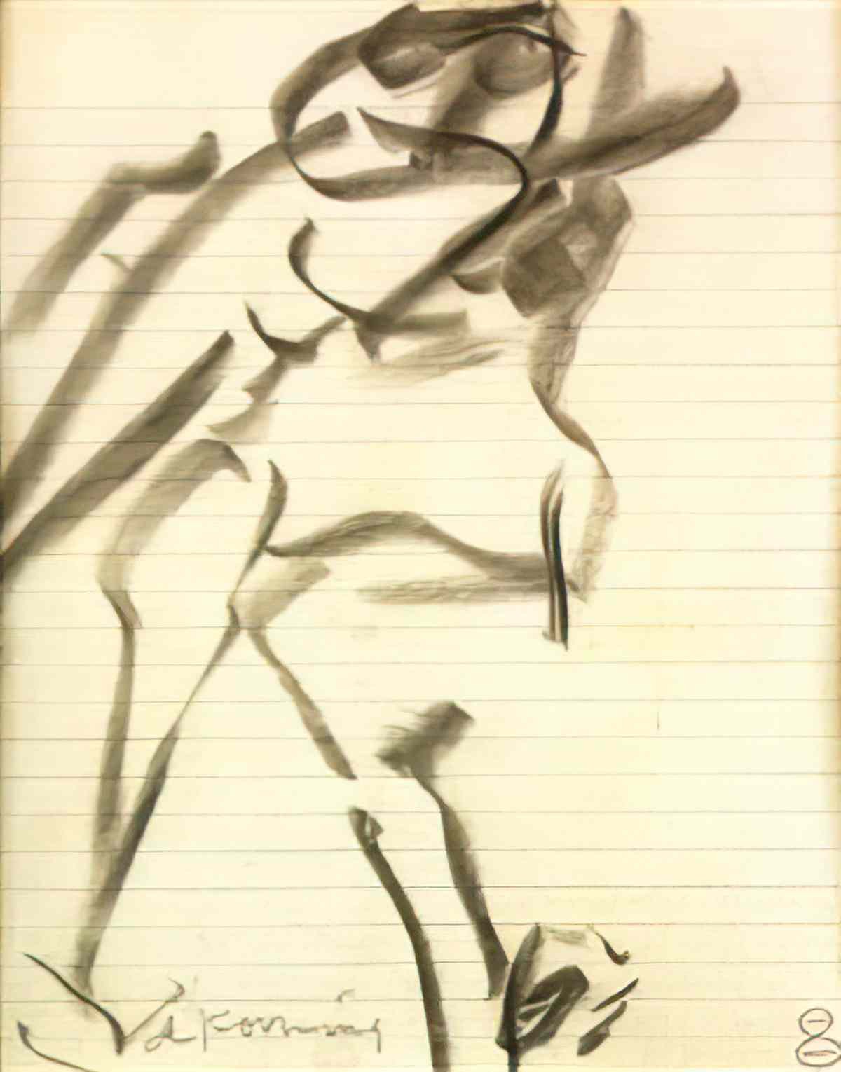 Willem de Kooning sans titre woman Art A4 Photo Print