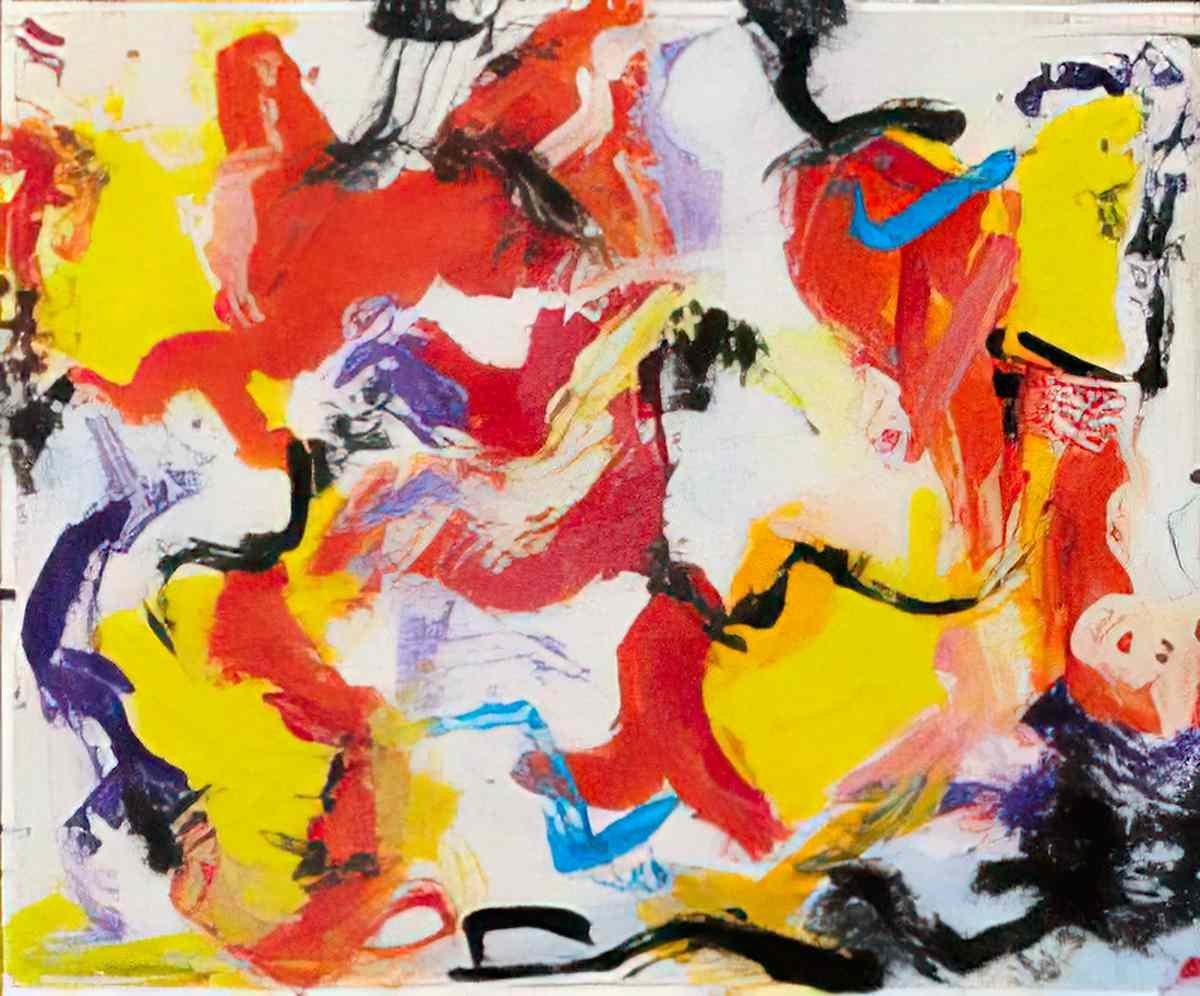 Willem de Kooning sans titre19 Art A4 Photo Print