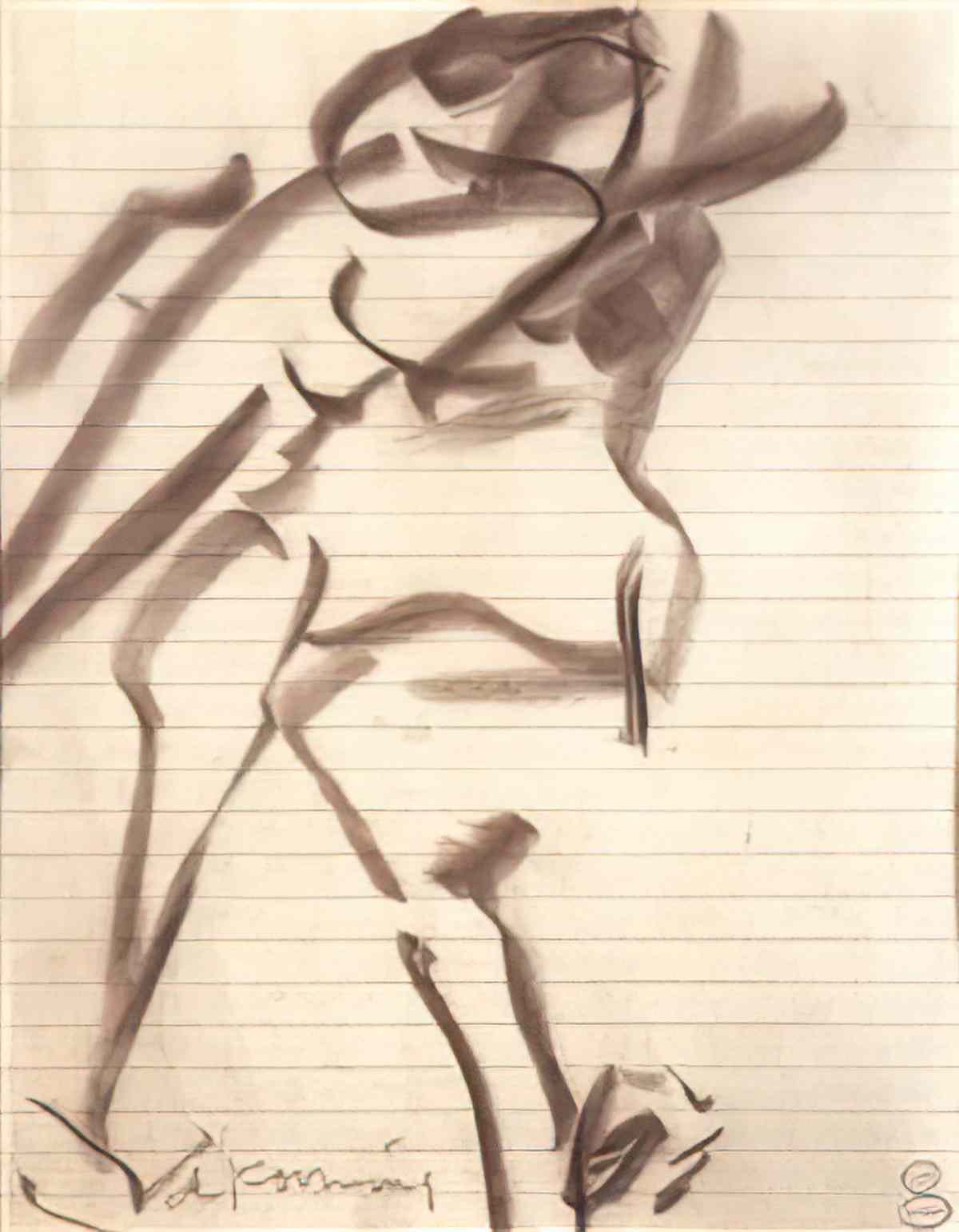 Willem de Kooning sans titre8 2 Art A4 Photo Print