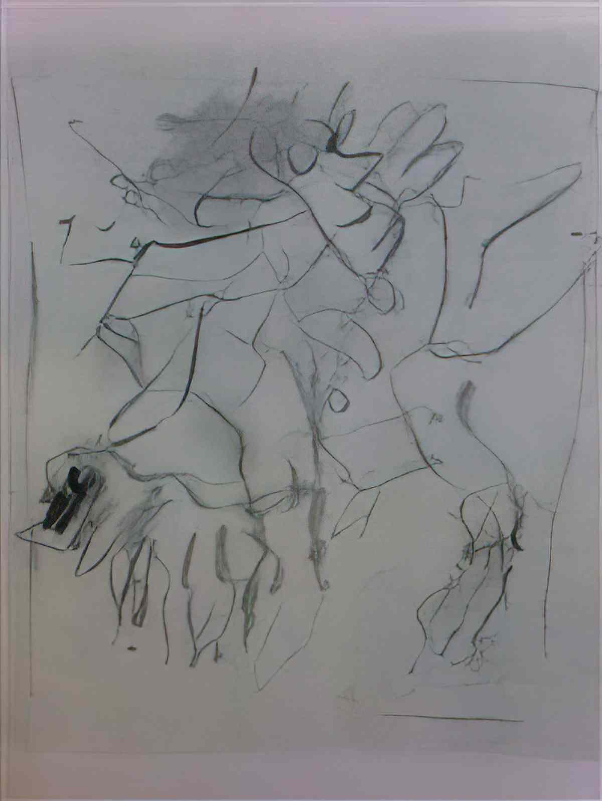 Willem de Kooning sans titre, vers 1965 19801 Art A4 Photo Print