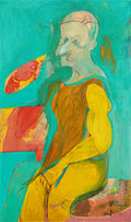 Willem de Kooning seated man clown Art A4 Photo Print