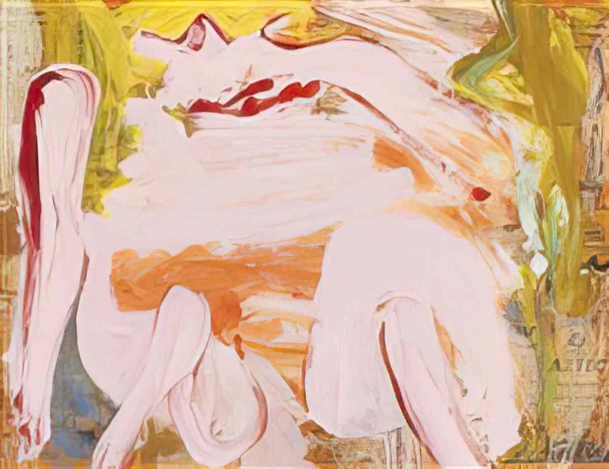 Willem de Kooning seated woman2 Art A4 Photo Print