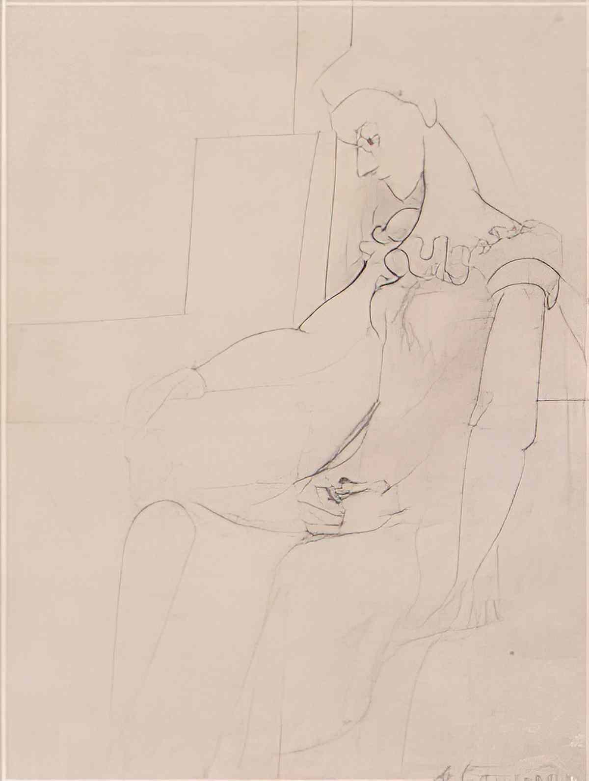 Willem de Kooning seated woman4 2 Art A4 Photo Print